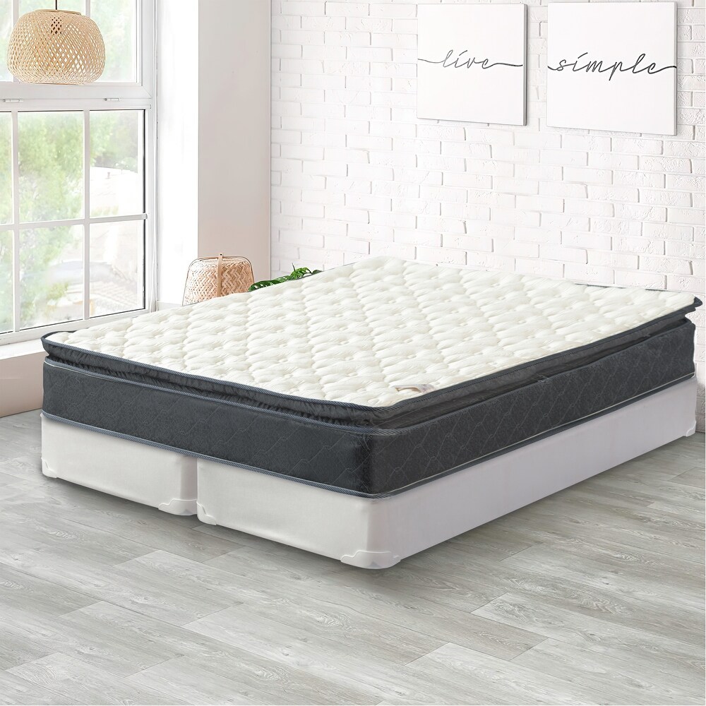 Onetan  10 Inch Medium Pillow Top Memory Foam Pocket Coil rolled Mattress with 4\