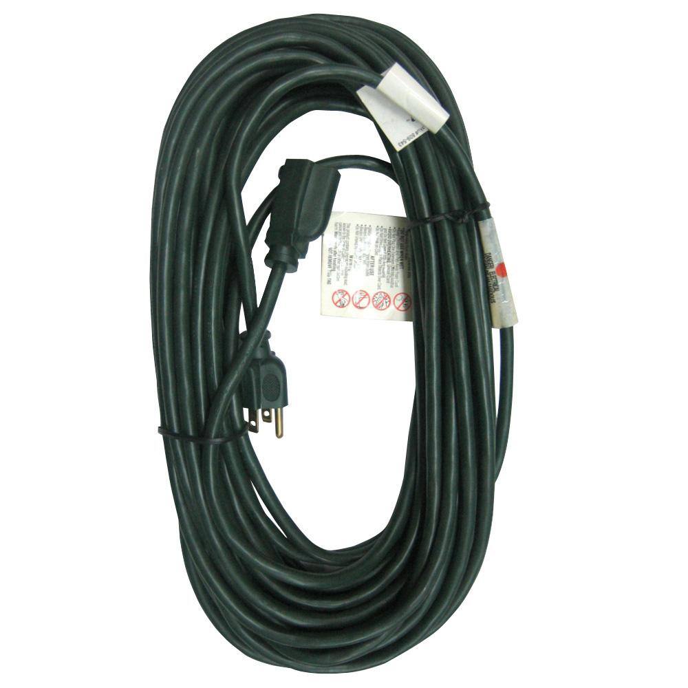 HDX 100 ft. 163 IndoorOutdoor Extension Cord Green AW62665