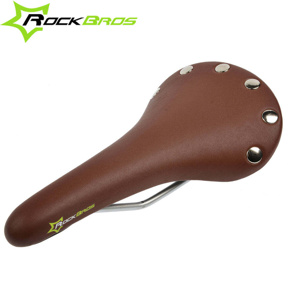 Rockbros PVC Leather Mens Sports Road Bike Rail Saddle Cycling Outdoor MTB Mountain Bike Bicycle Steel 2017 New Seat 3 Colors