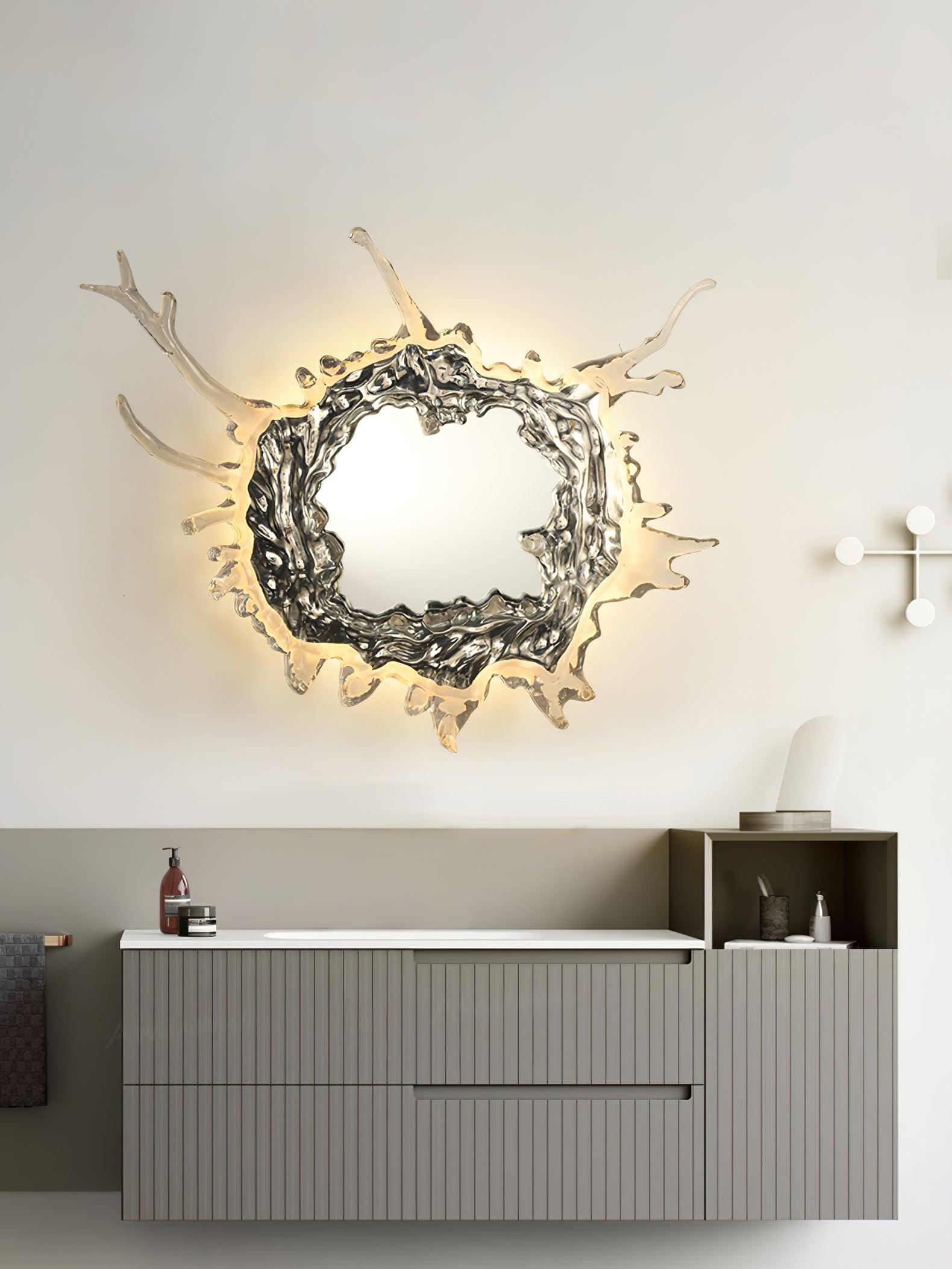 Water Drop Mirror Wall Lamp