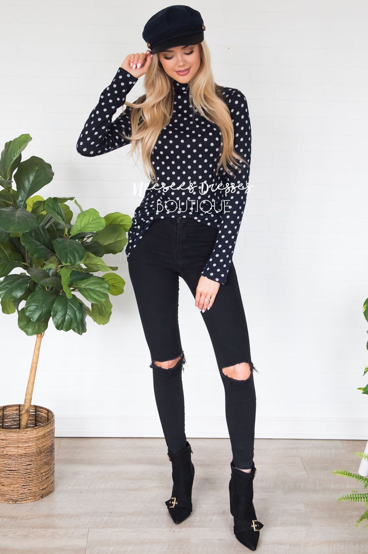 Happy Times Polka Dot Sweater