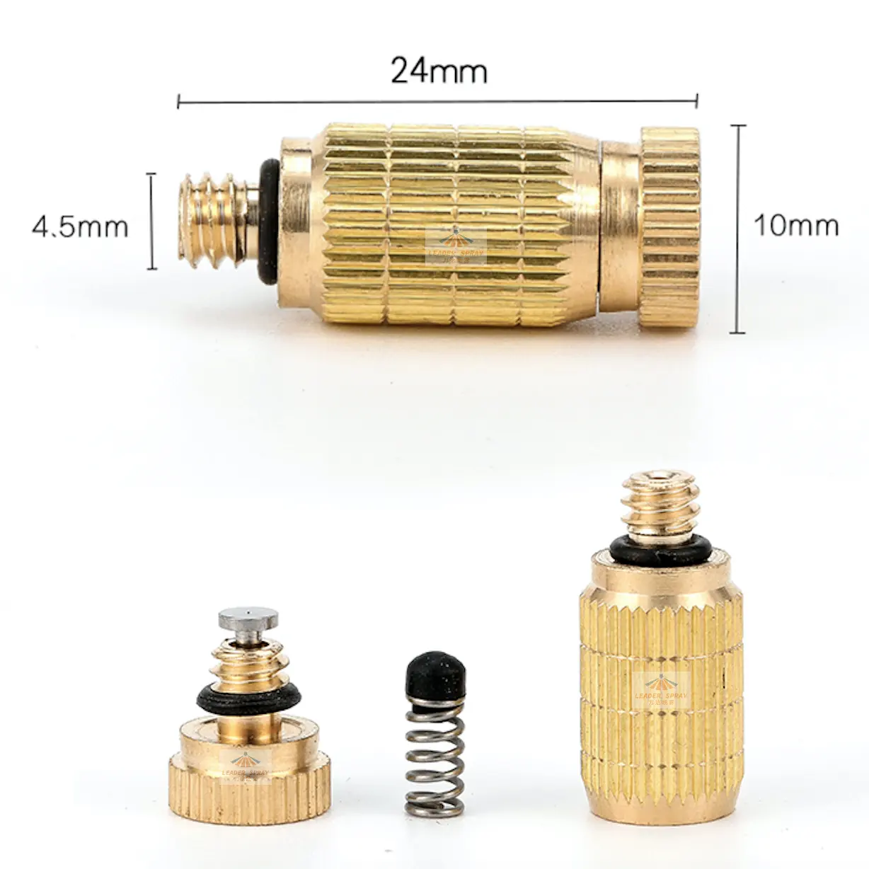 SS insert fog spray TW1010  TW1510  TW2010  TW3010  TW4010 brass agriculture garden landscape man made sprayer fog mist nozzle