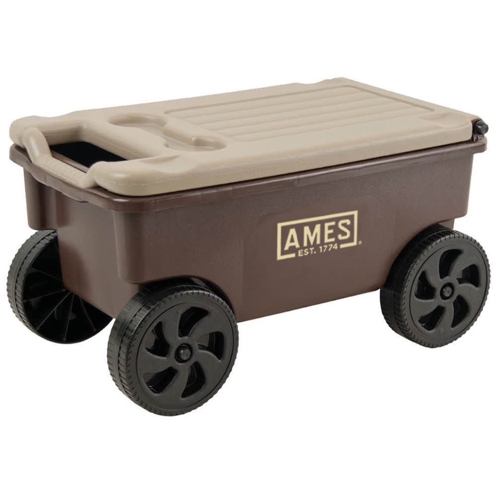 2 cu. ft. Plastic Lawn Cart ;