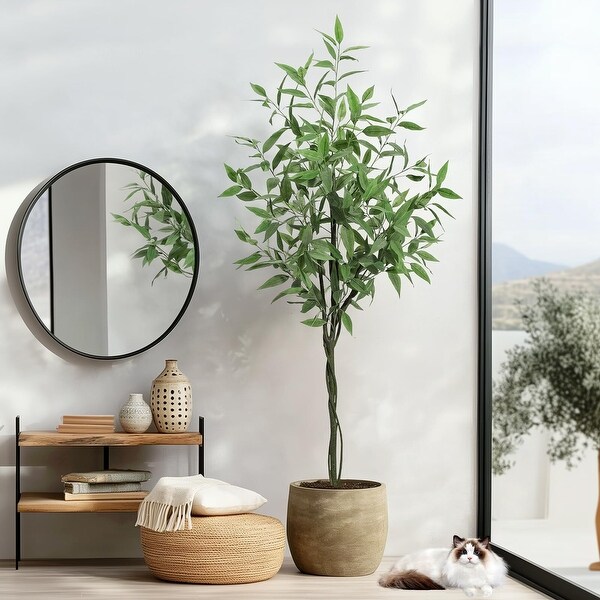 Modern Large Fake Plant Decor in Pot for Indoor Outdoor