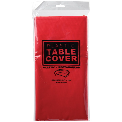 U.S. Toy NP247 Plastic Table Cover / Red