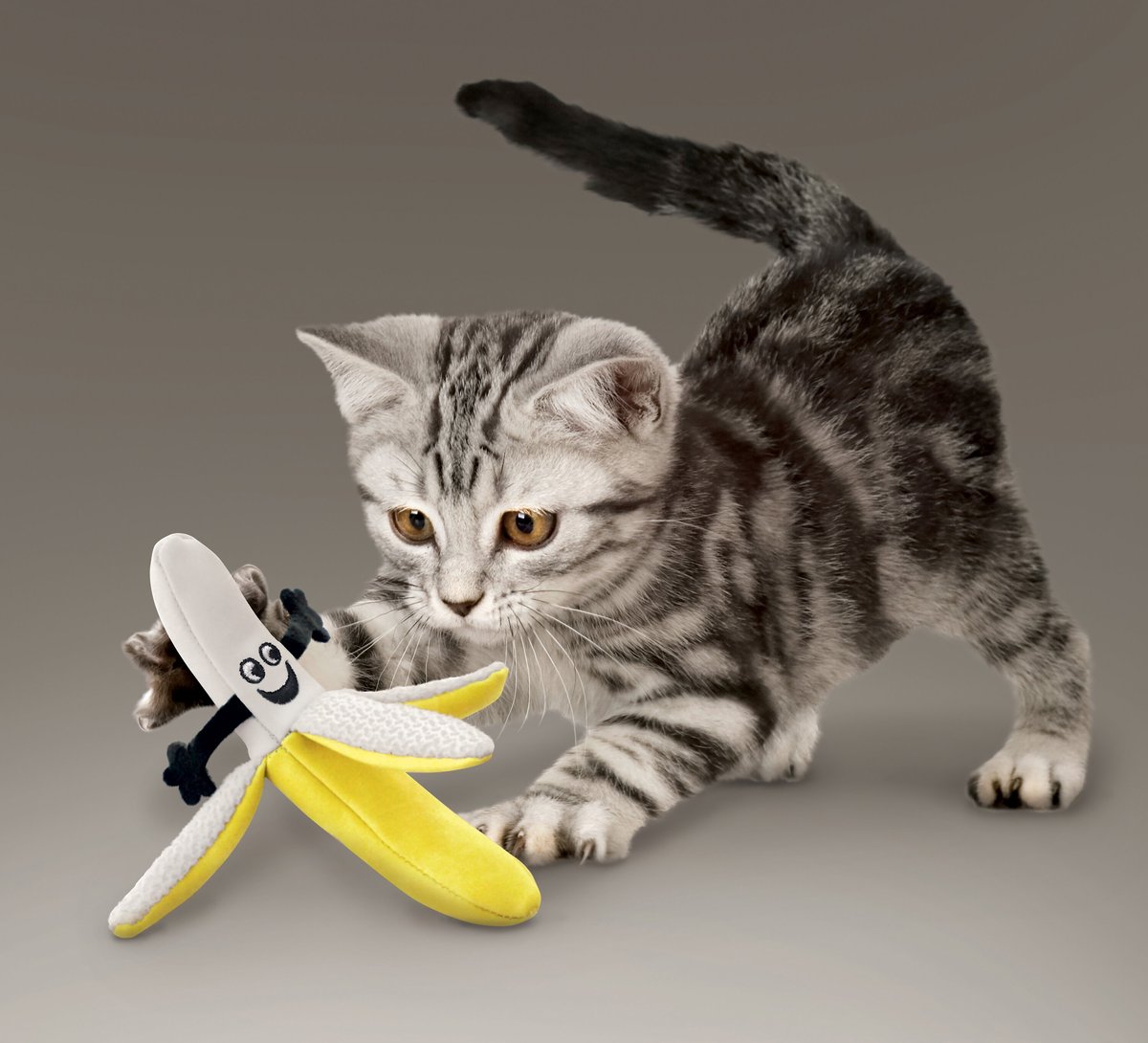 KONG Better Buzz Banana Cat Toy