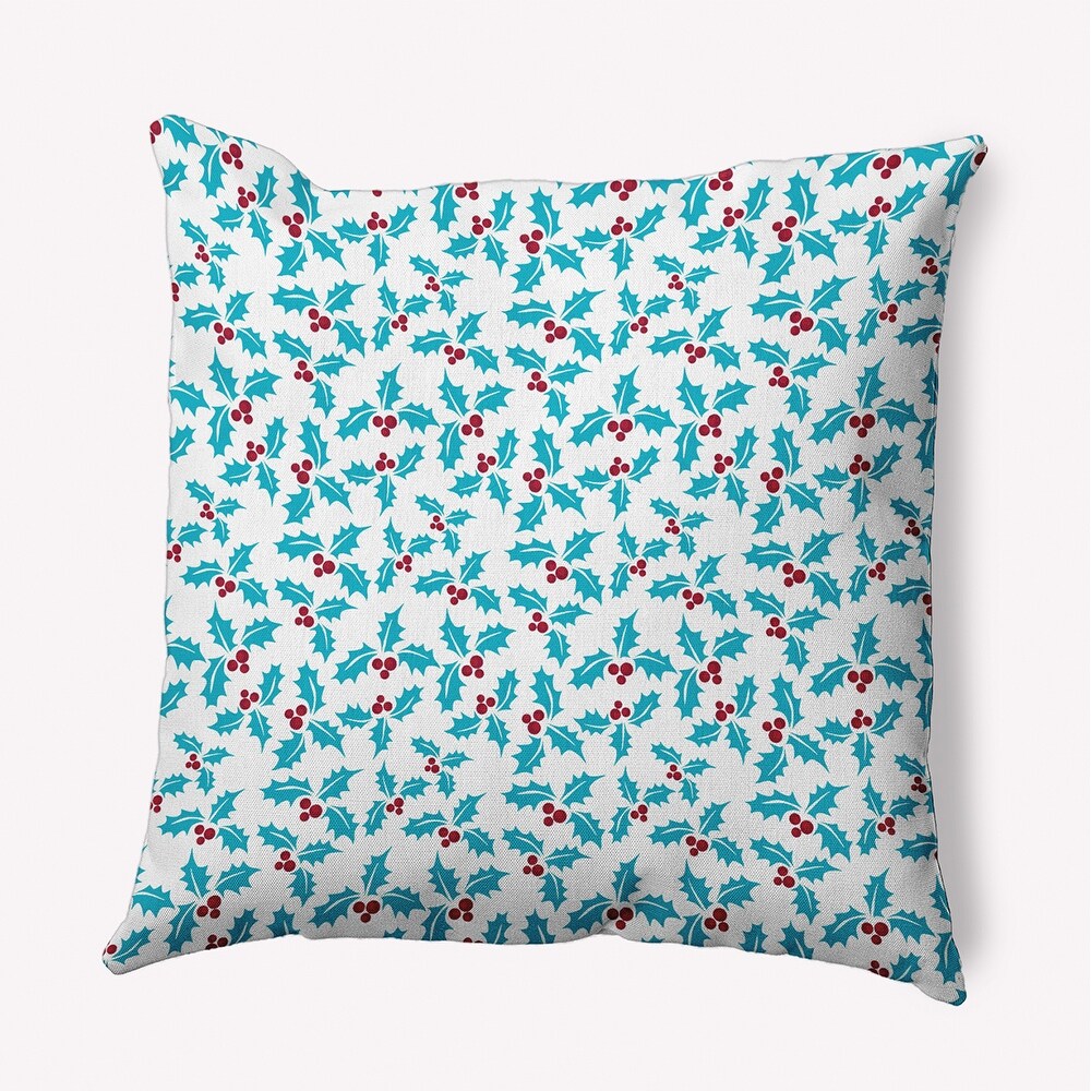 Holly Bush Accent Pillow