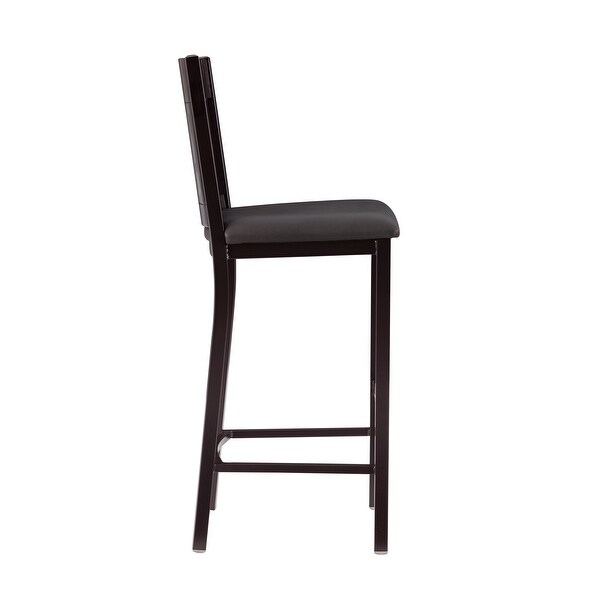 Soraya Black Metal Barstool