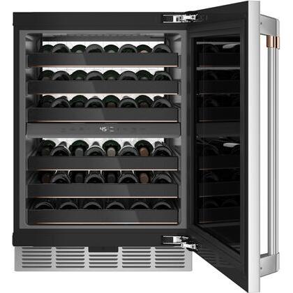 CafĲ 46-Bottle Wine Cooler with Wi-Fi connect CCP06DP2PS1