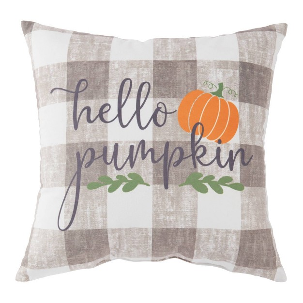 Fall Square Throw Pillow Kensington Garden