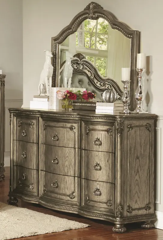 Seville Platinum Gold Dresser