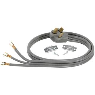 CERTIFIED APPLIANCE ACCESSORIES 5 ft. 83 3-Wire Open-End-Connector 40-Amp Range Cord 90-1052