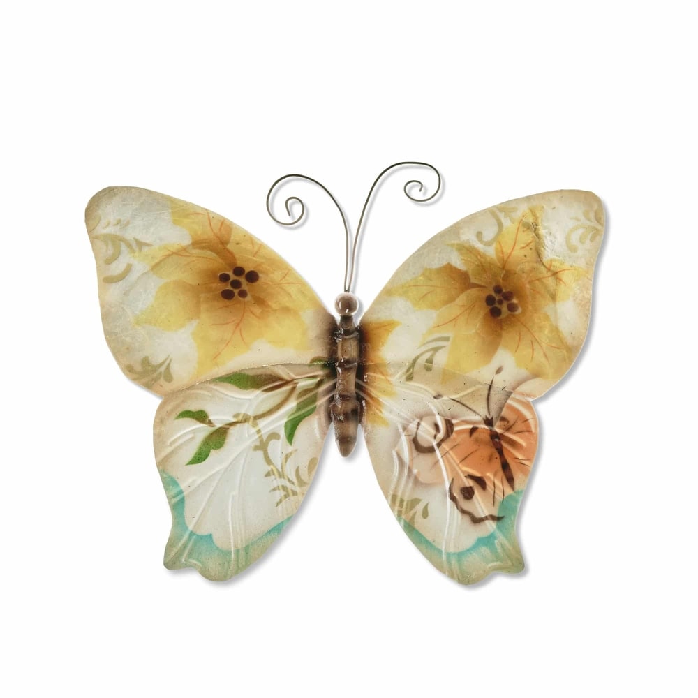 Butterfly Wall Decor Small Sunflowers And Pearls (m2030)