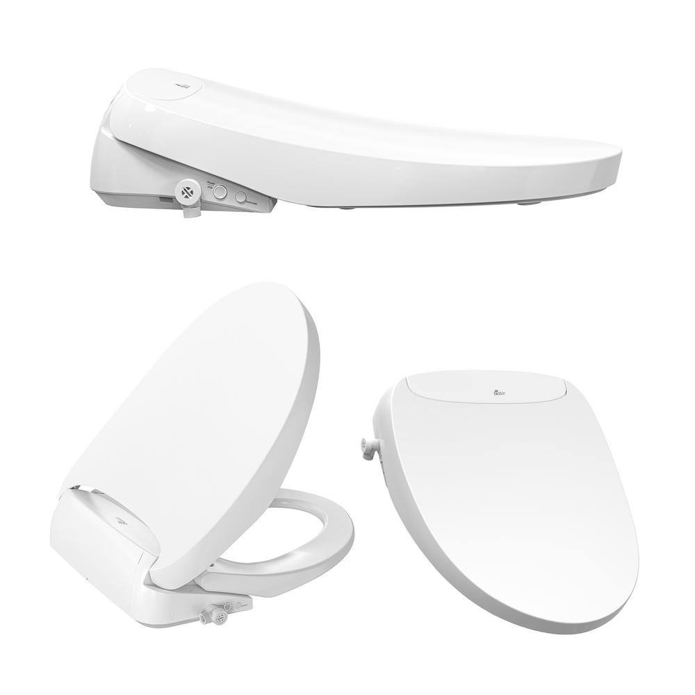 BIO BIDET Discovery DLS Electric Bidet Seat for Elongated Toilets in White with Auto Open DiscoveryDLS