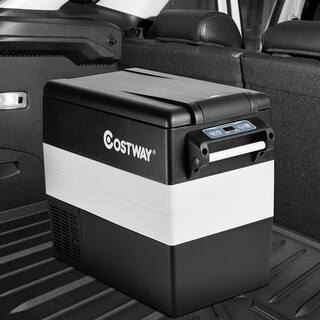 Costway 55 Quart Portable Refrigerator Electric Car Chest Cooler Compressor Freezer Camping EP24755US-SL