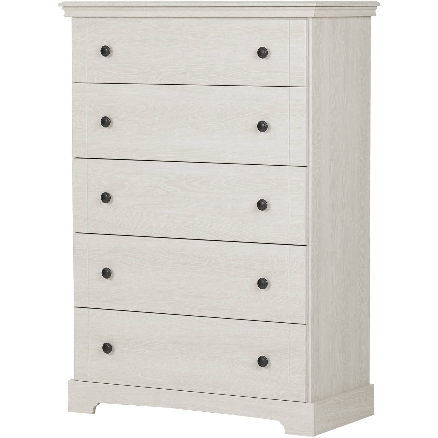 South Shore Avilla Cottage 5-Drawer Chest, Winter Oak