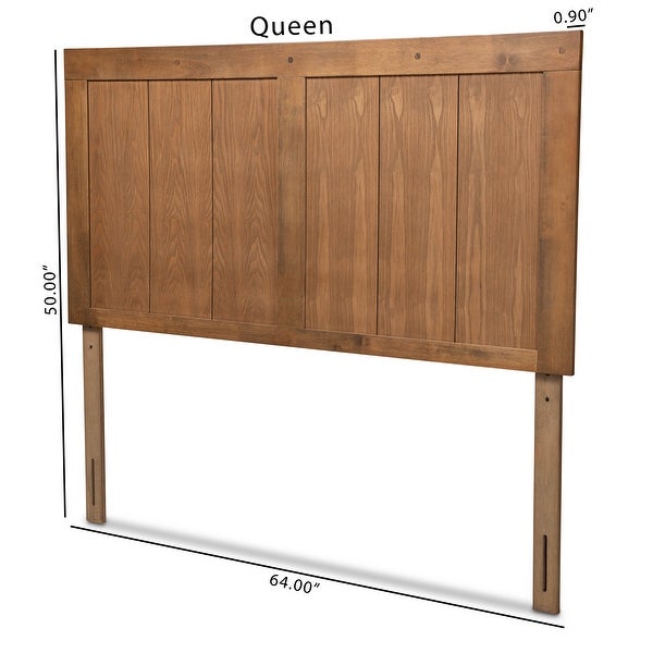 Patwin Transitional Ash Walnut Finished Wood Headboard - - 32760600