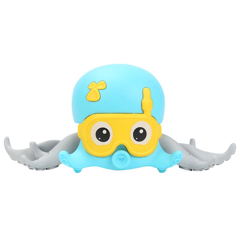 Cartoon Pull Walking Octopus Bath Toy Funny Wind-up Octopus Swimming Toy Cute Beach Toy Crawling Educational Toy For Boy And Girl Gifts Purple