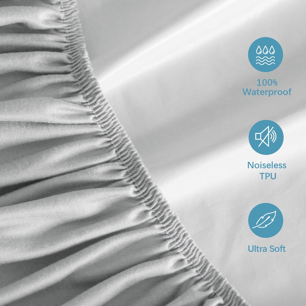 2 Pack Waterproof Mattress Protector by Biloban   White