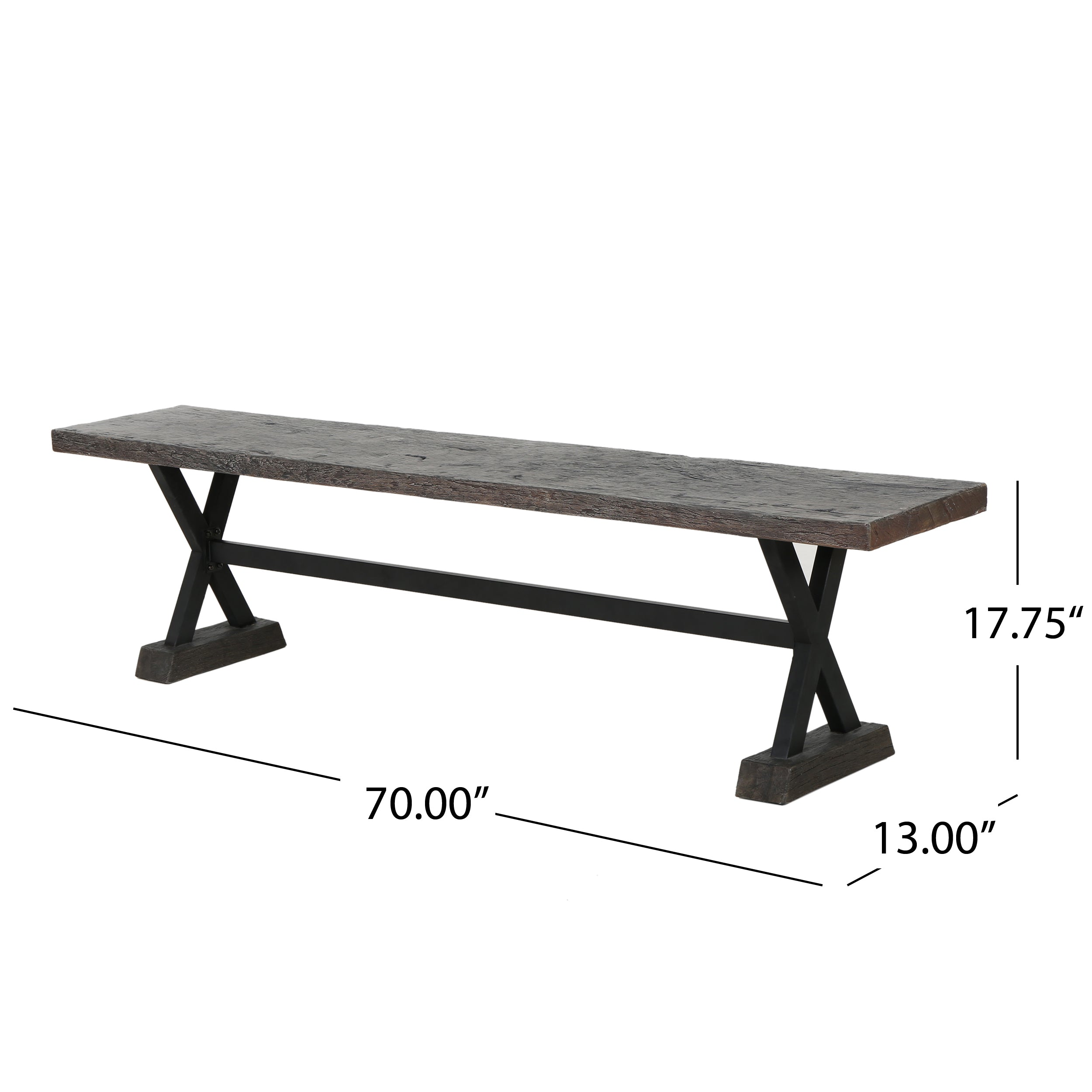 Lavelle Outdoor Dining Bench