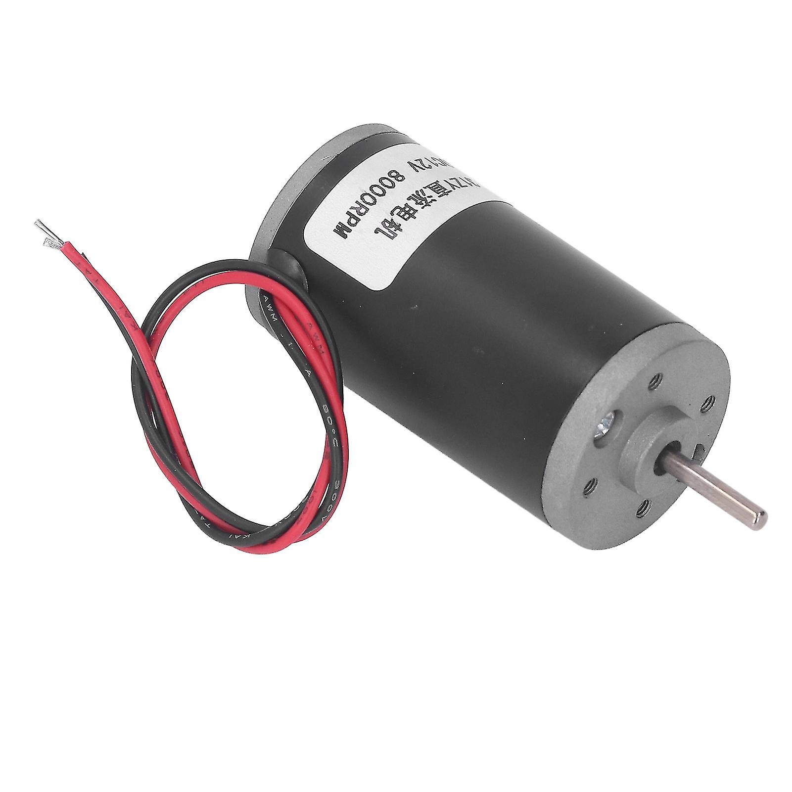 Permanent Magnet Motor DC 12V Reversible CW CCW Large Torsion High Speed Electric Motor 8000RPM