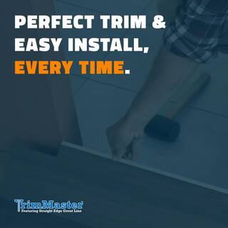 TrimMaster Aluminum Square Tile Edging Trim Chrome 38 in. x 98-12 in. H8762BDC98