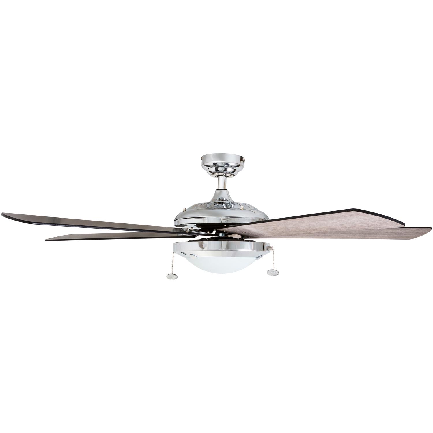 Prominence Home 52 Bolivar 5-Blade Ceiling Fan W/ LED Globe and Reversible Airflow