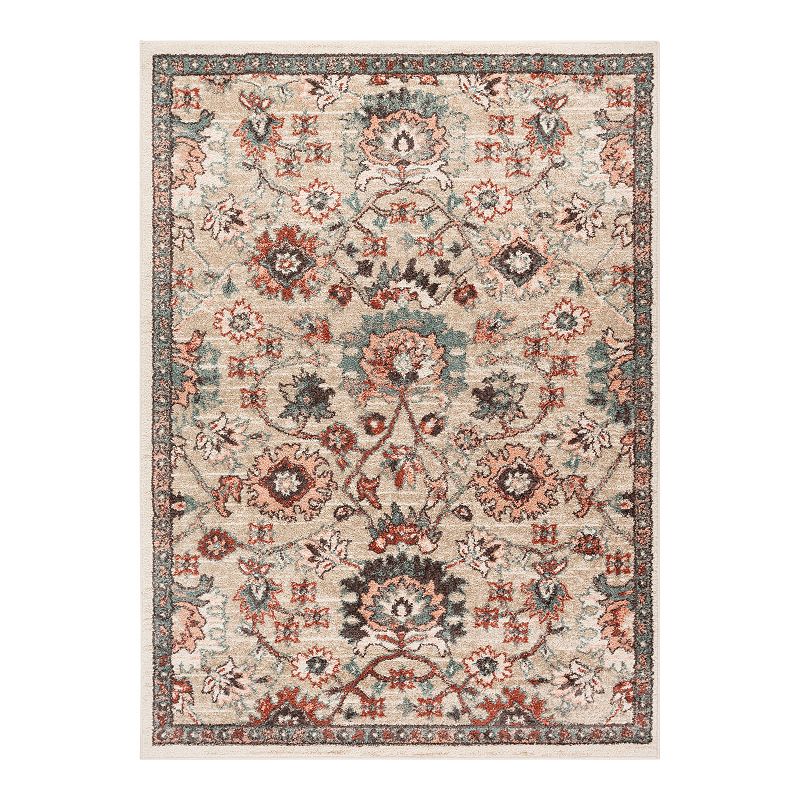 Well Woven Mystic Harper Floral Distressed Area Rug