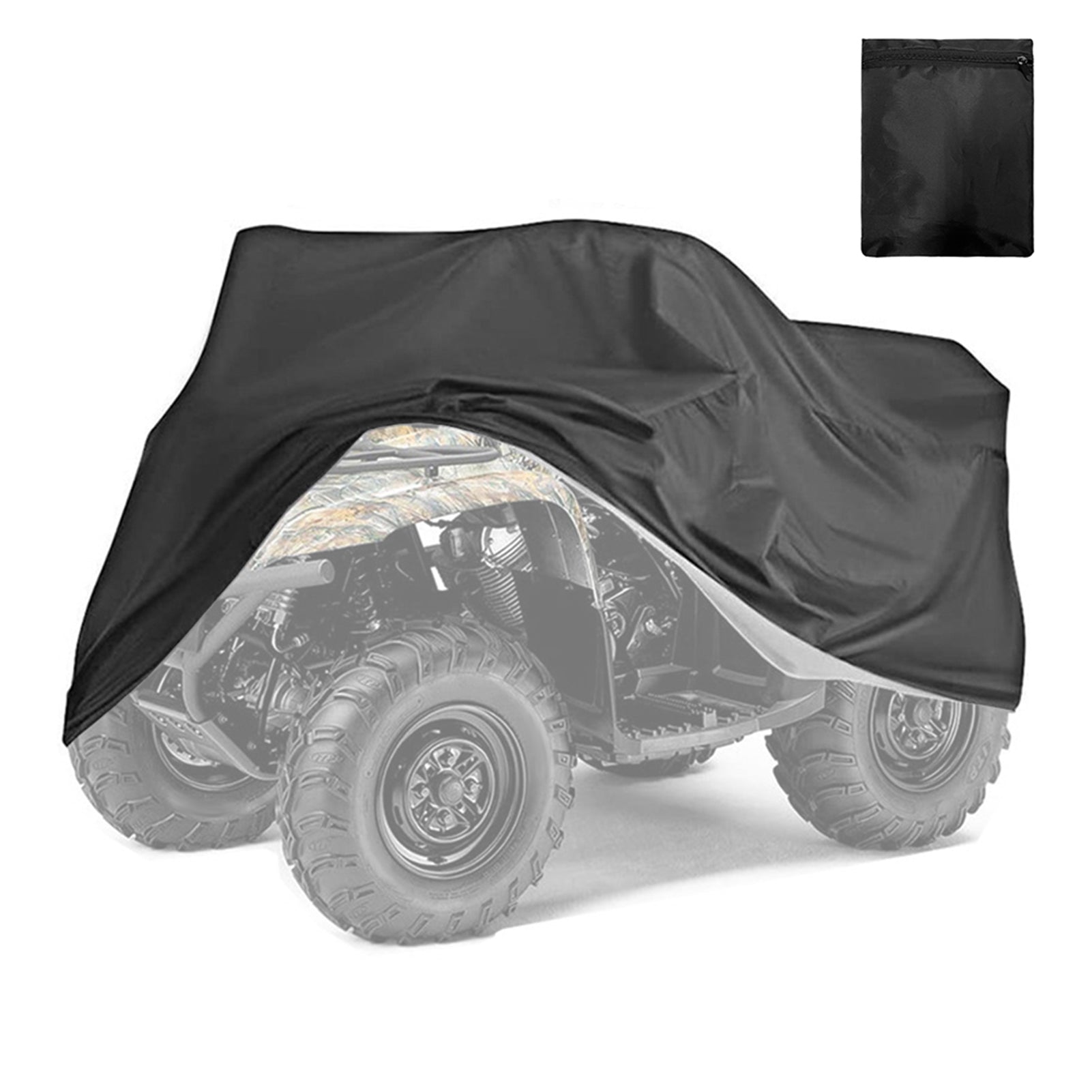 Meterk Beach Vehicle Waterproof Cover Folding ATV Cover Dustproof All Terrain Vehicle Cover Moisture Resistant Durable Oxford ATV Protection Case