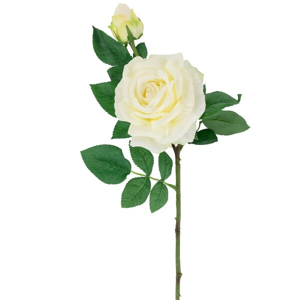 real touch™ white artificial rose stems set of 6 26