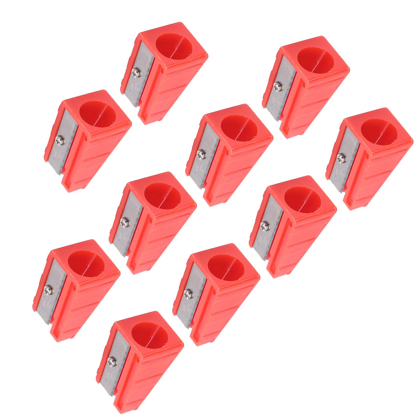 10pcs Portable Billiard Cues Tip Shaper Corrector Supply Accessory Pencil Sharpener Shapered