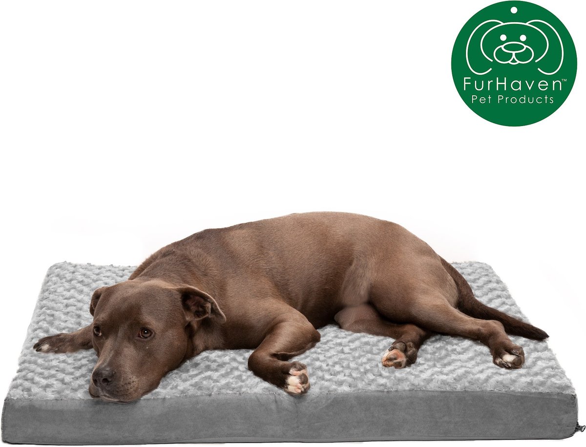 FurHaven NAP Ultra Plush Full Support Orthopedic Deluxe Dog and Cat Bed