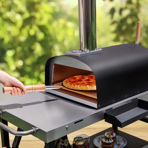 Multi fuel Pizza Oven Propane amp Wood Fired Pizza Maker Portable