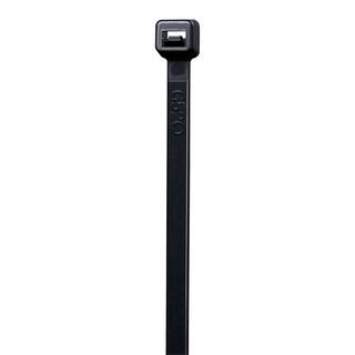 Commercial Electric 11 in. UV Cable Tie Black (100-Pack) GT-280STCB