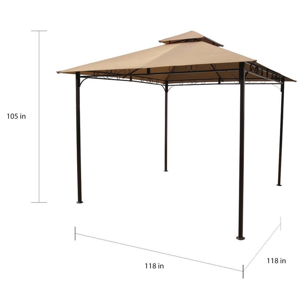 St. Kitts 10 foot Square Vented Gazebo