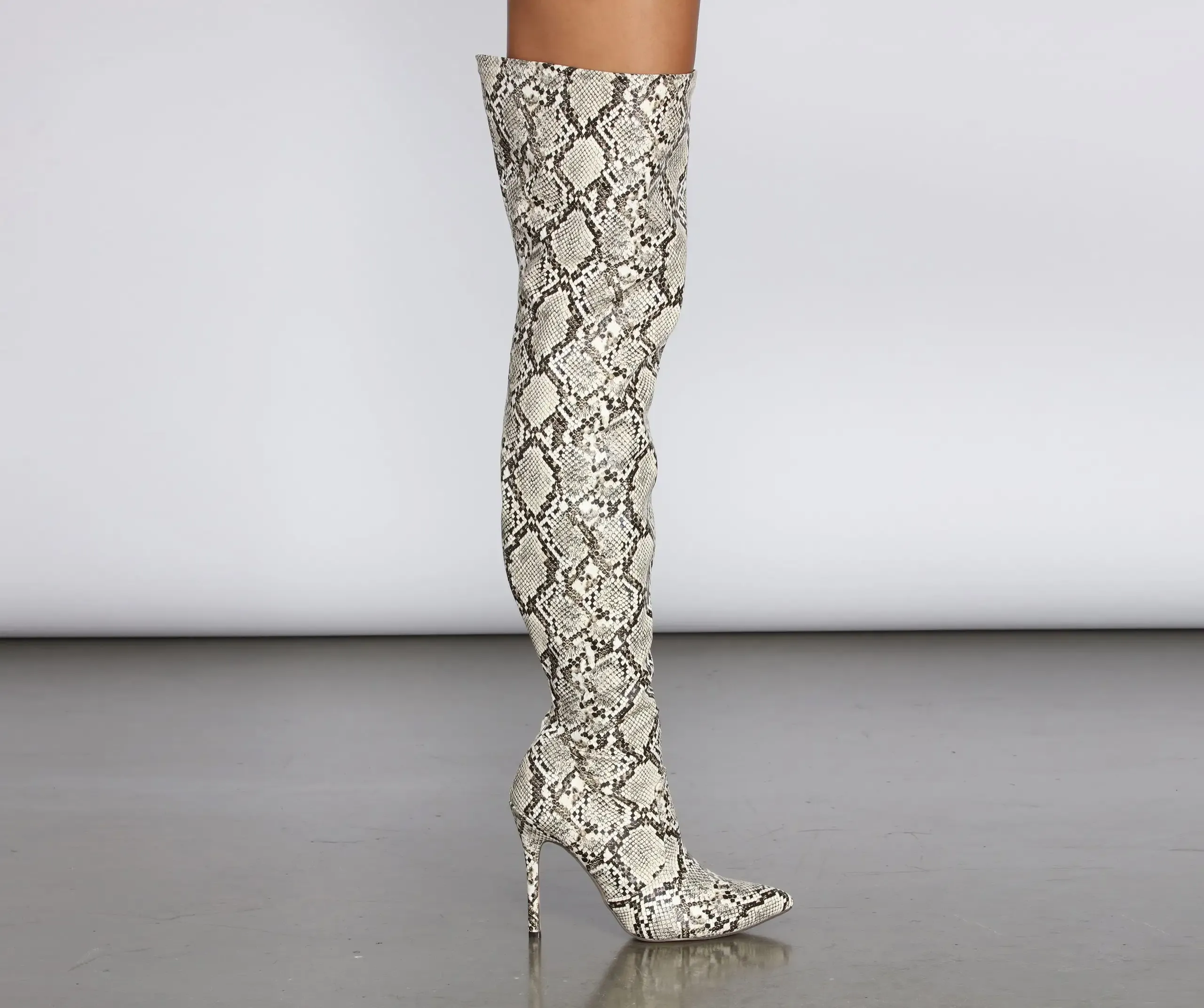 Sky Thigh High Stiletto Boots