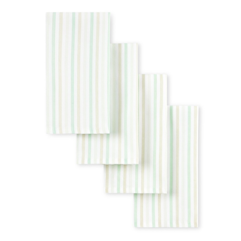 Martha Stewart Daisy Stripe Napkin Set 4 Pack   19\