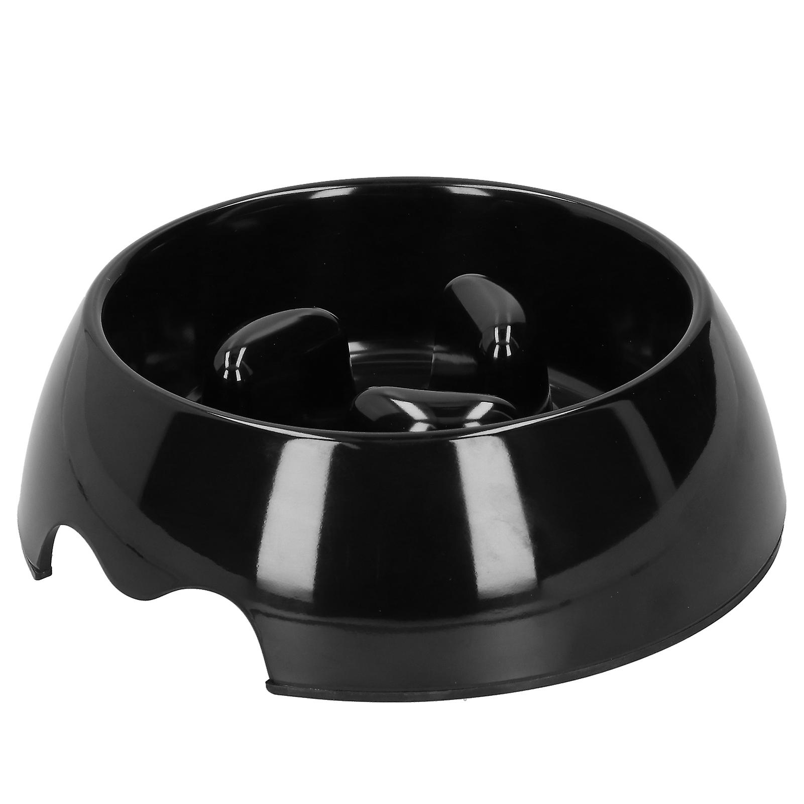 Pet Slow Feeders Portable Dog Slow Feeding Bowl Anti Choking Bowl For Cat Dog Suppliesl Black