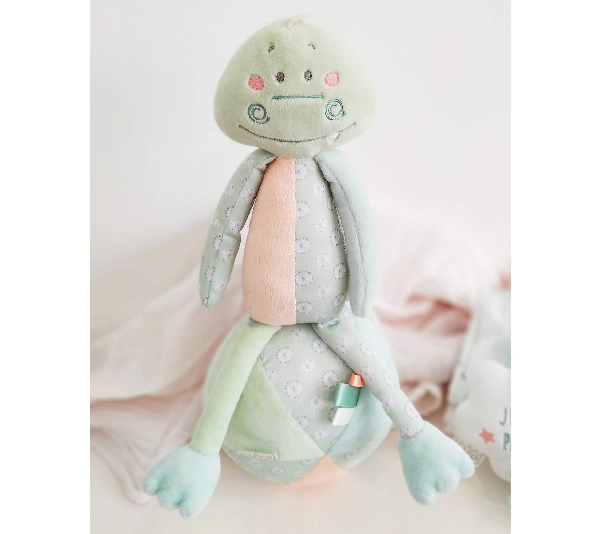 Saro By Kalencom Long Legs Dinosaur Plush Sensory Toy