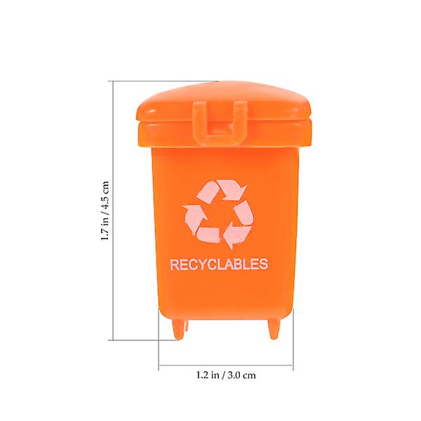 20pcs Trash Can Toys Kids Vehicles Garbage Cans Garbage Cans Small Trash Cans Toy