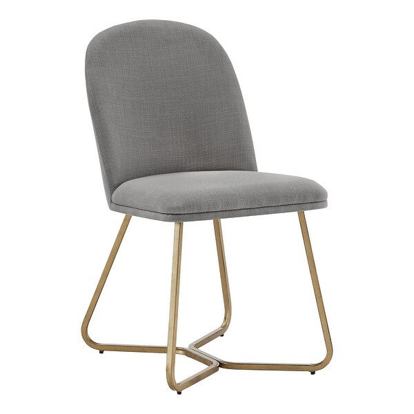 Cheyenne Gold Metal Dining Chair (Set of 2) by iNSPIRE Q Modern