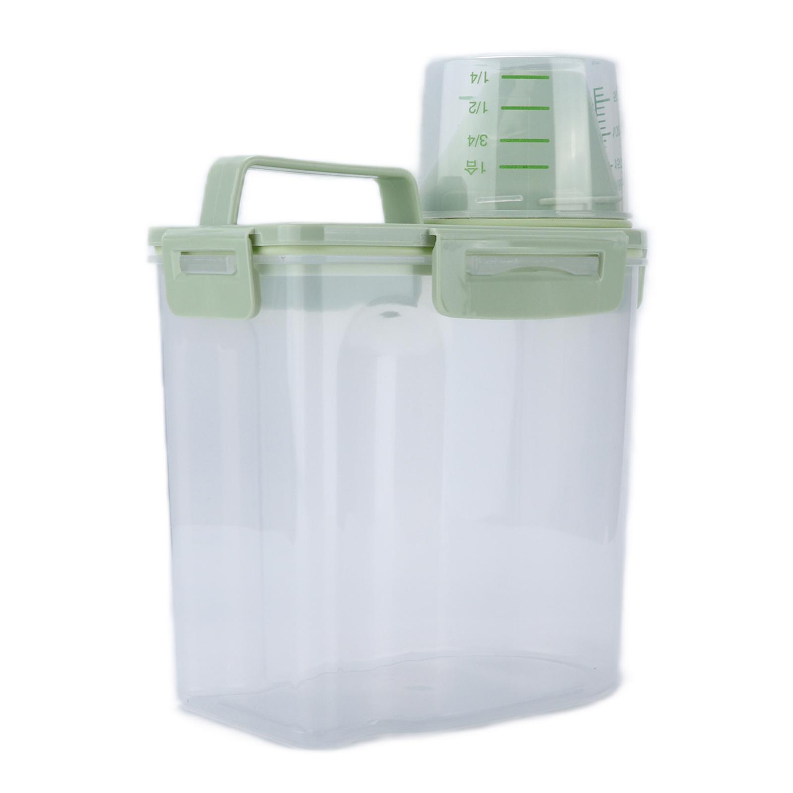 Pet Food Container Waterproof And Moisture Proof Dog Food Storage Tank With Lid And Measuring Cup