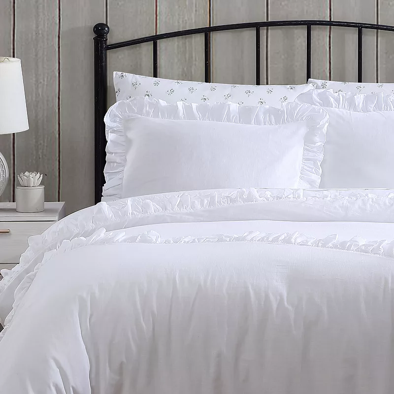 Stone Cottage Larissa Comforter Set With Ruffled Shams