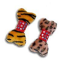 Freedog Tiger plush sound bone 15cm (Dogs ， Toys and Sport ， Stuffed Toys)