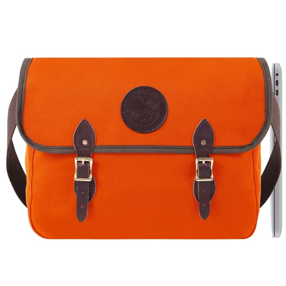 17 In. 13 Liter Capacity Orange Laptop Book Bag