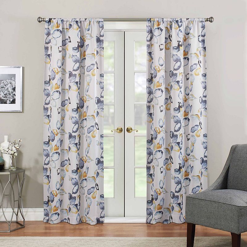 eclipse Paige Room-Darkening 1-Panel Window Curtain