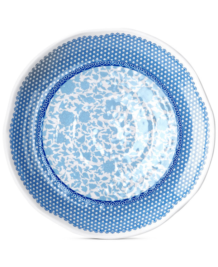 Q Squared Heritage Melamine Set of 4 Dinner Plates