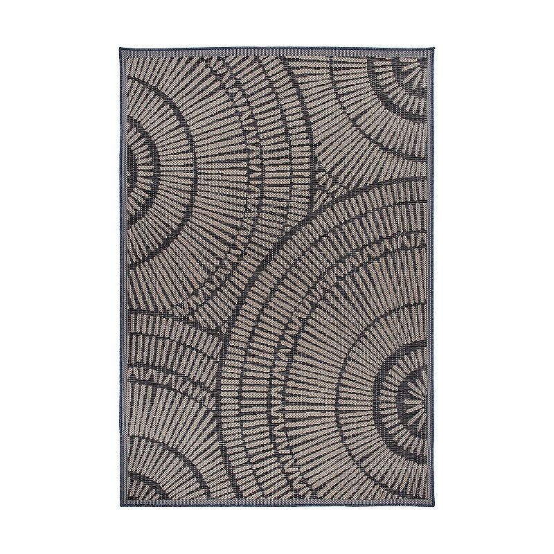 World Rug Gallery Abstract Indoor Outdoor Area Rug