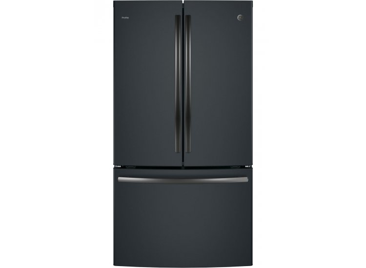 GE Profile ENERGY STAR 23.1 Cu. Ft. Black Slate Counter-Depth French-Door Refrigerator