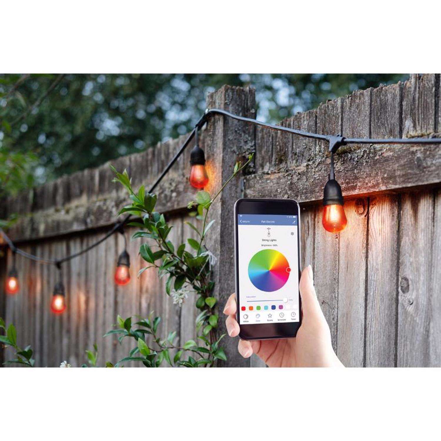 Feit Smart Home LED Mix N Match Smart String Lights Multicolored 24 ft. 12 lights